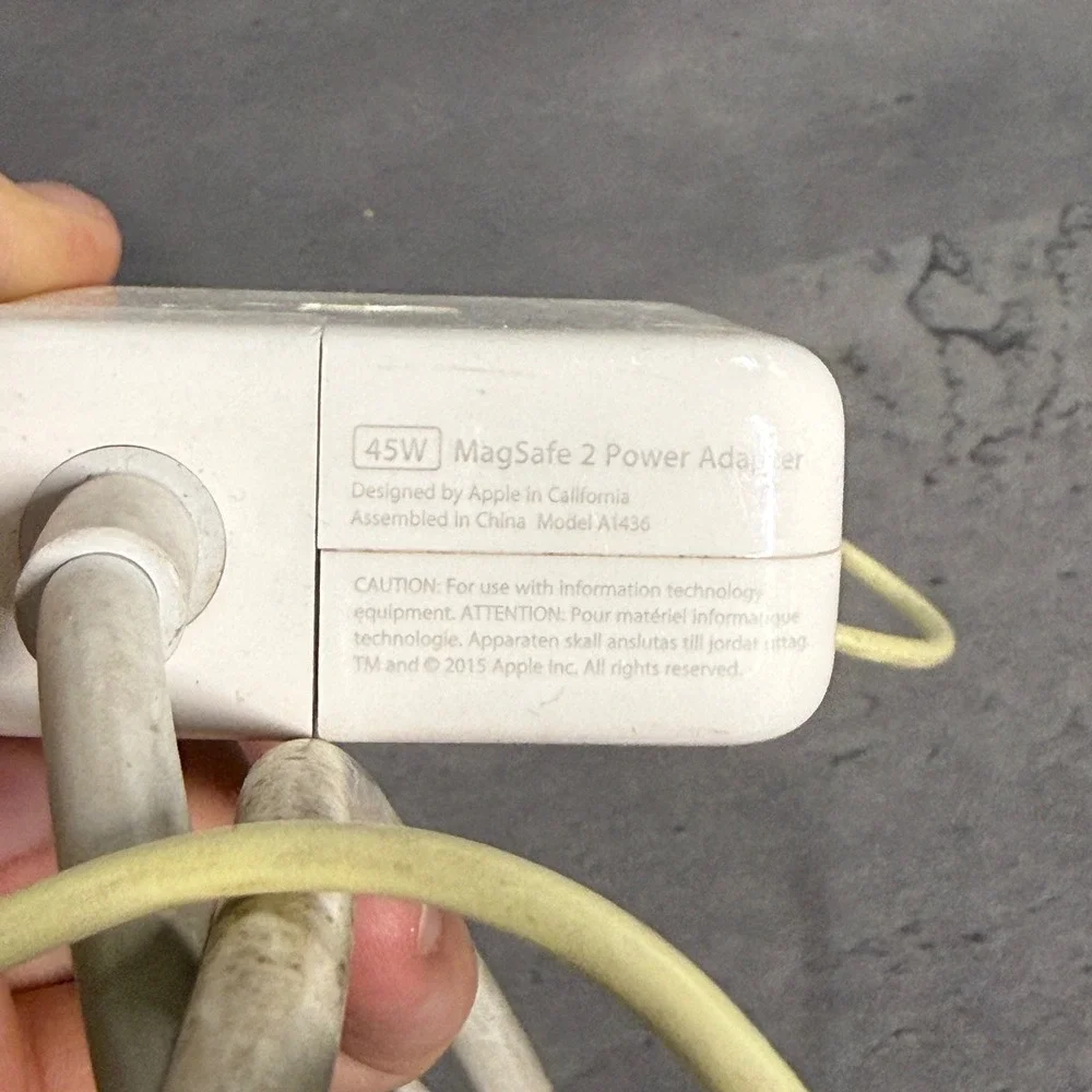 Apple MagSafe 2 Power Adapter 45W White A1436 MacBook Air Charger OEM